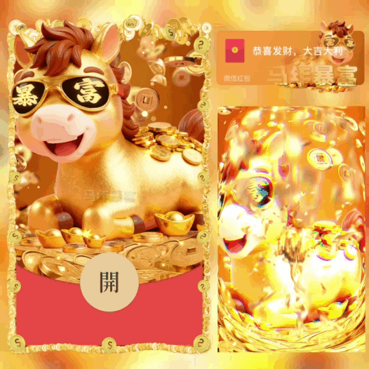 【卡密兑换】微信红包封面『马年暴富/新版动态/bao』